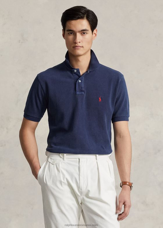 marina newport unisex Ralph Lauren tricou polo din plasă cu potrivire originală 046883403