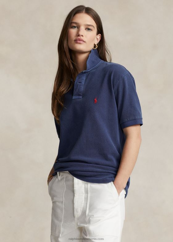 marina newport unisex Ralph Lauren tricou polo din plasă cu potrivire originală 046883403