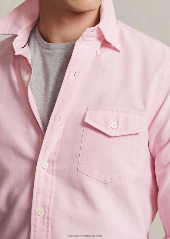 trandafir nou unisex Ralph Lauren cămașă oxford personalizată 04688936