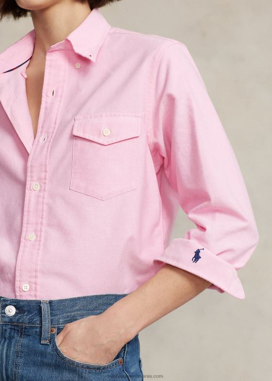 trandafir nou unisex Ralph Lauren cămașă oxford personalizată 04688936