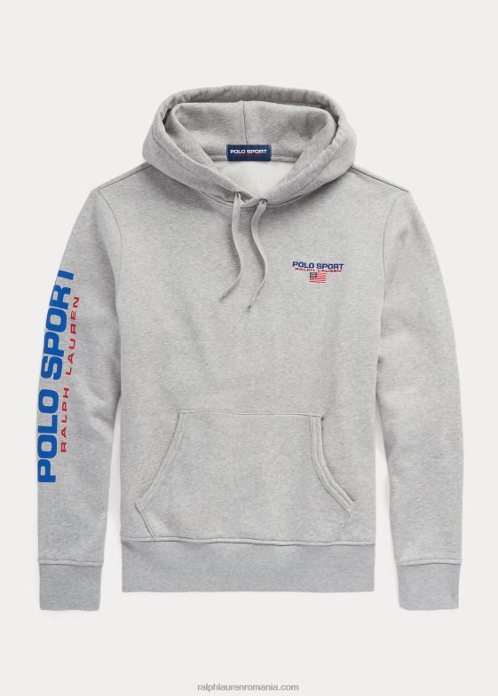 andover heather/red unisex Ralph Lauren hanorac polo sport fleece 046883422