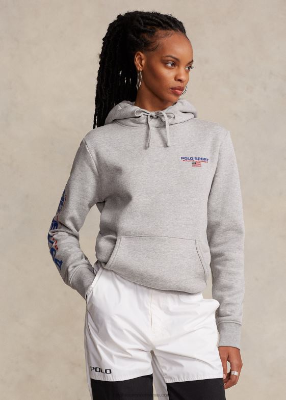 andover heather/red unisex Ralph Lauren hanorac polo sport fleece 046883422