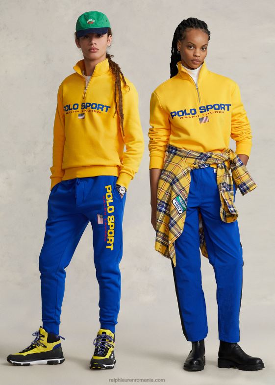 furtună galbenă unisex Ralph Lauren hanorac polo sport fleece 04688895
