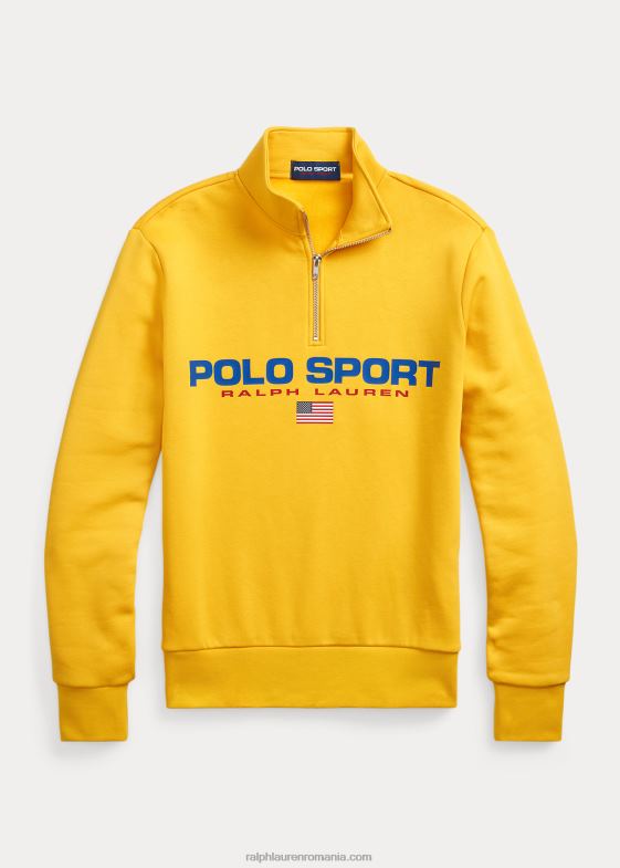 furtună galbenă unisex Ralph Lauren hanorac polo sport fleece 04688895
