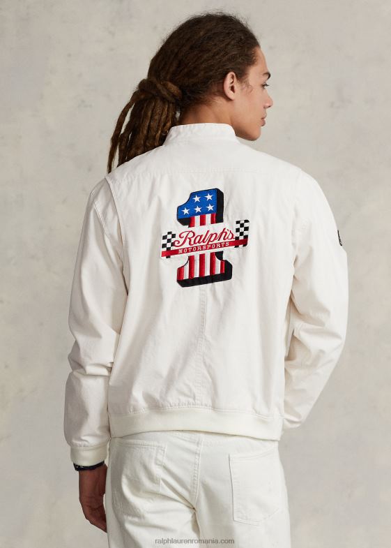deckwash alb unisex Ralph Lauren jachetă polo sport de curse 046883411