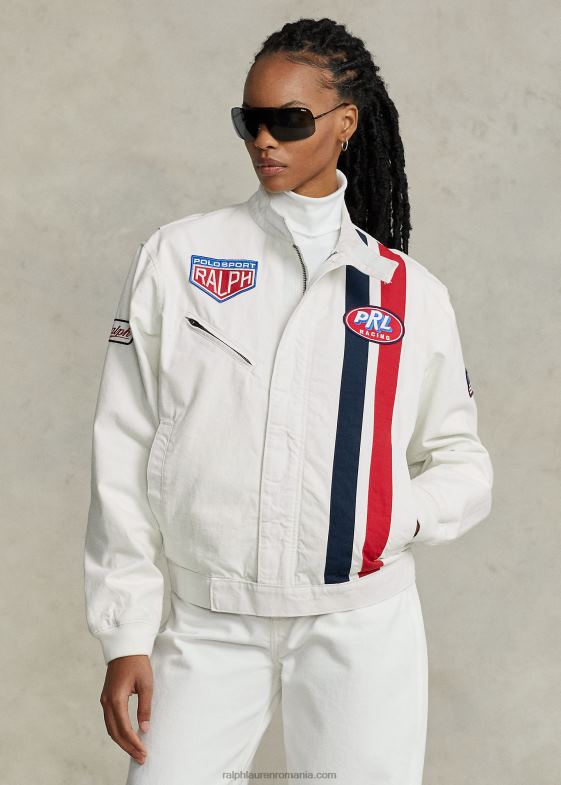 deckwash alb unisex Ralph Lauren jachetă polo sport de curse 046883411