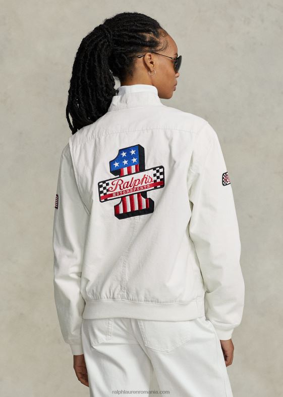 deckwash alb unisex Ralph Lauren jachetă polo sport de curse 046883411