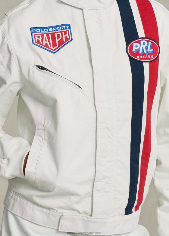 deckwash alb unisex Ralph Lauren jachetă polo sport de curse 046883411