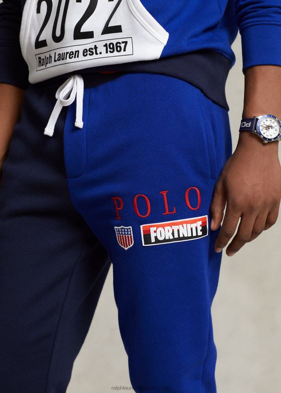croazieră navy multi unisexpantalon polo ralph lauren x fortnite jogger 04688948