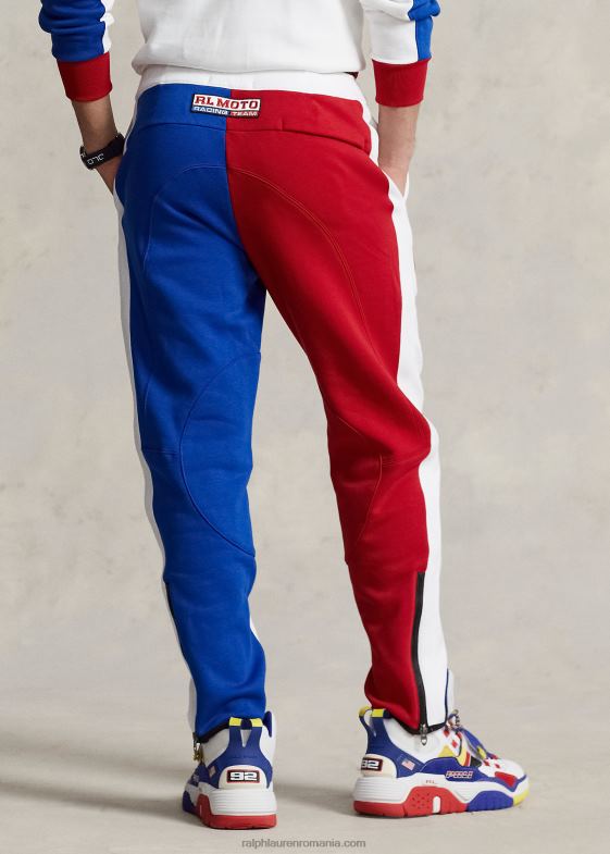stea safir multi unisex Ralph Lauren pantalon polo sport din fleece color-blocate 04688126