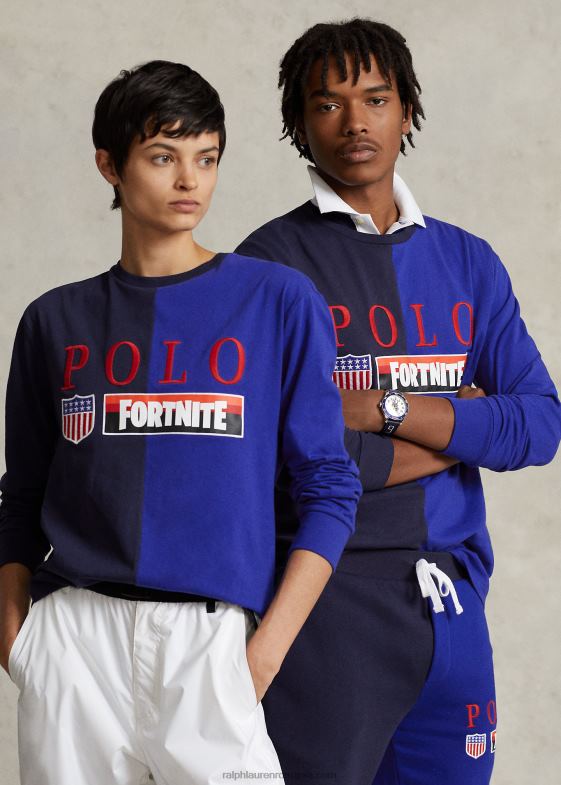 croazieră navy multi unisextricou polo ralph lauren x fortnite 04688493