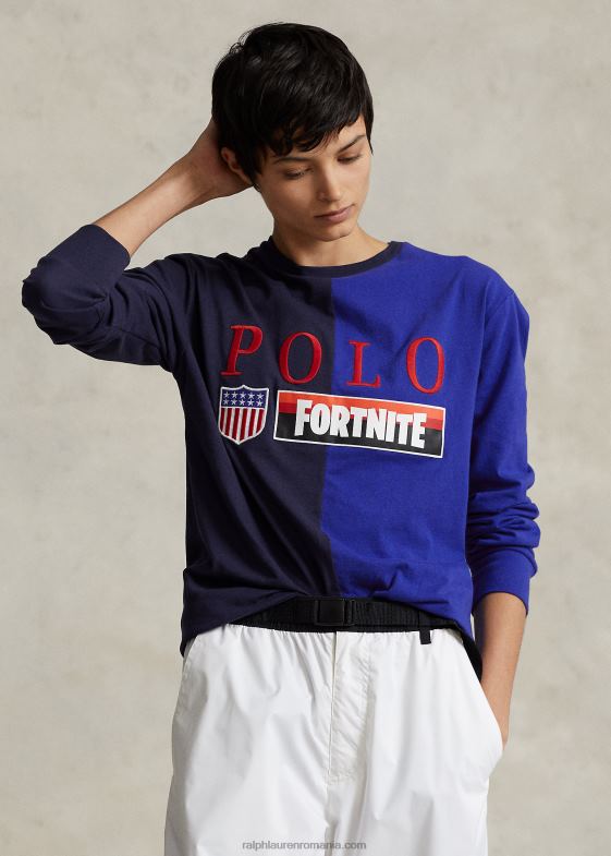 croazieră navy multi unisextricou polo ralph lauren x fortnite 04688493