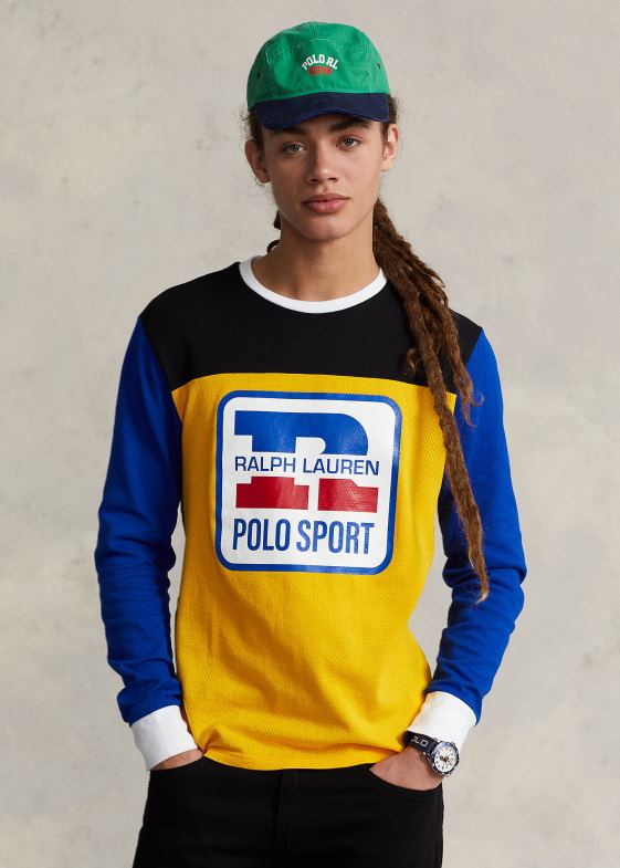 furtuna galbenă multi unisex Ralph Lauren tricou din tricot cu vafe cu logo 046883424