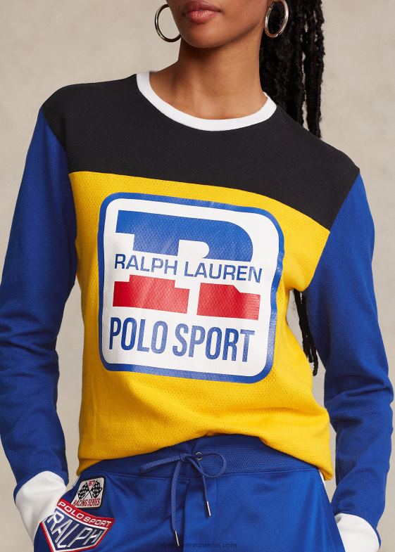 furtuna galbenă multi unisex Ralph Lauren tricou din tricot cu vafe cu logo 046883424
