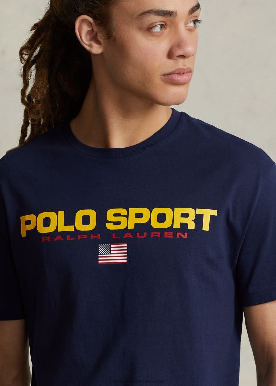marina de croazieră unisex Ralph Lauren tricou polo sport din tricou cu potrivire clasică 046883413