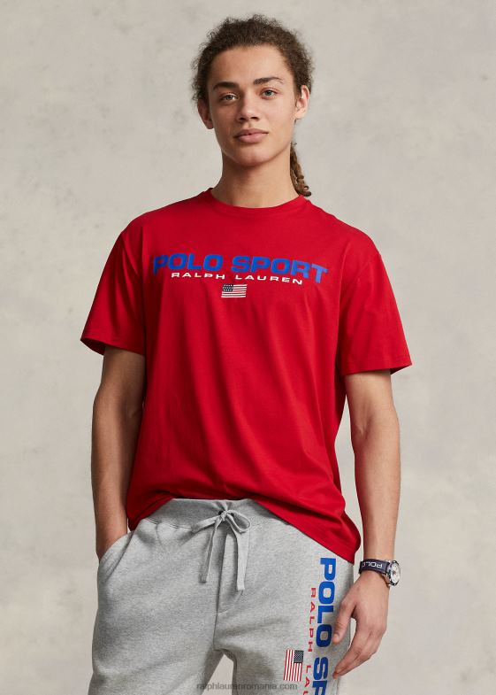 rl 2000 rosu unisex Ralph Lauren tricou polo sport din tricou cu potrivire clasică 046883414